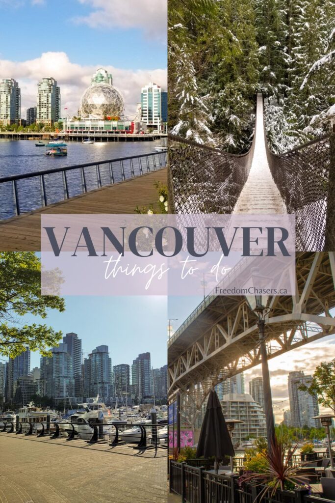 On your next trip to Vancouver, be sure to check out these top things to do in Vancouver. Stanley Park, Whistler Village, Grouse Mountain, Deep Cove, the best beaches in Vancouver and more
