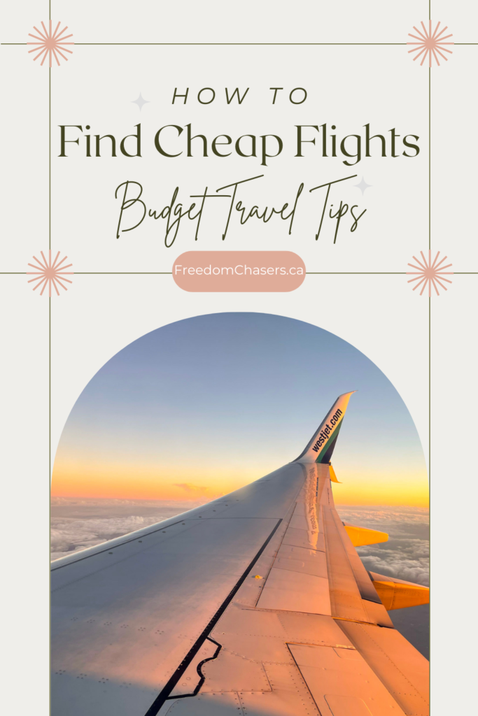 budget travel tips for booking cheap flights