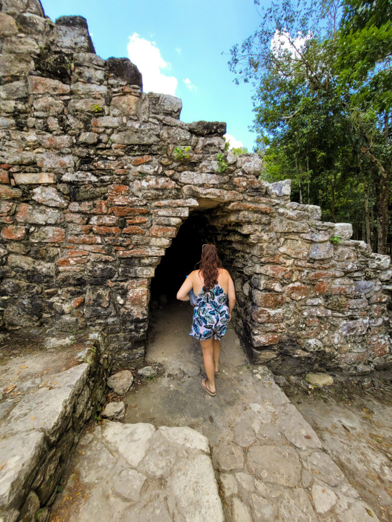 mayan history at coba ruins in mexico