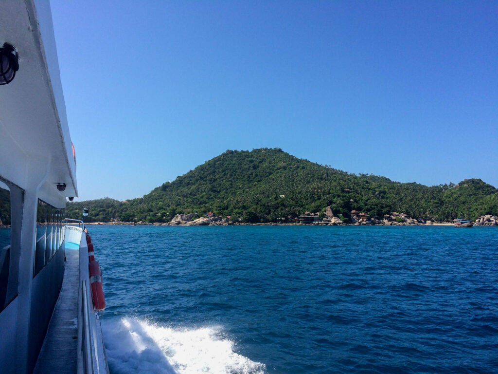 Ferry in Thailand to koh tao island