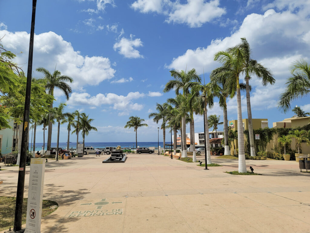 Going shopping in San Miguel de Cozumel is one of the best things to do in Cozumel Mexico.